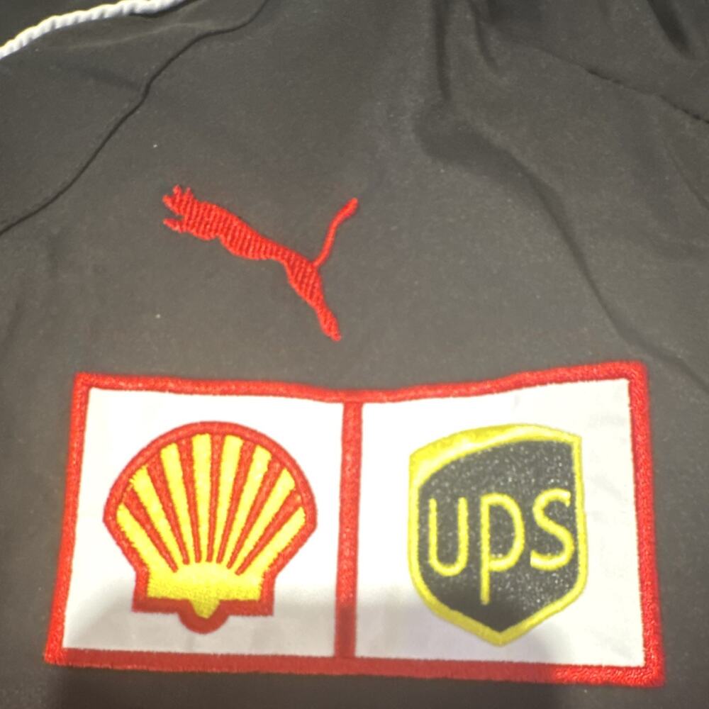 Mens Ferrari Racing Jacket With Embroidered Logos Size Large - Picture 4 of 14